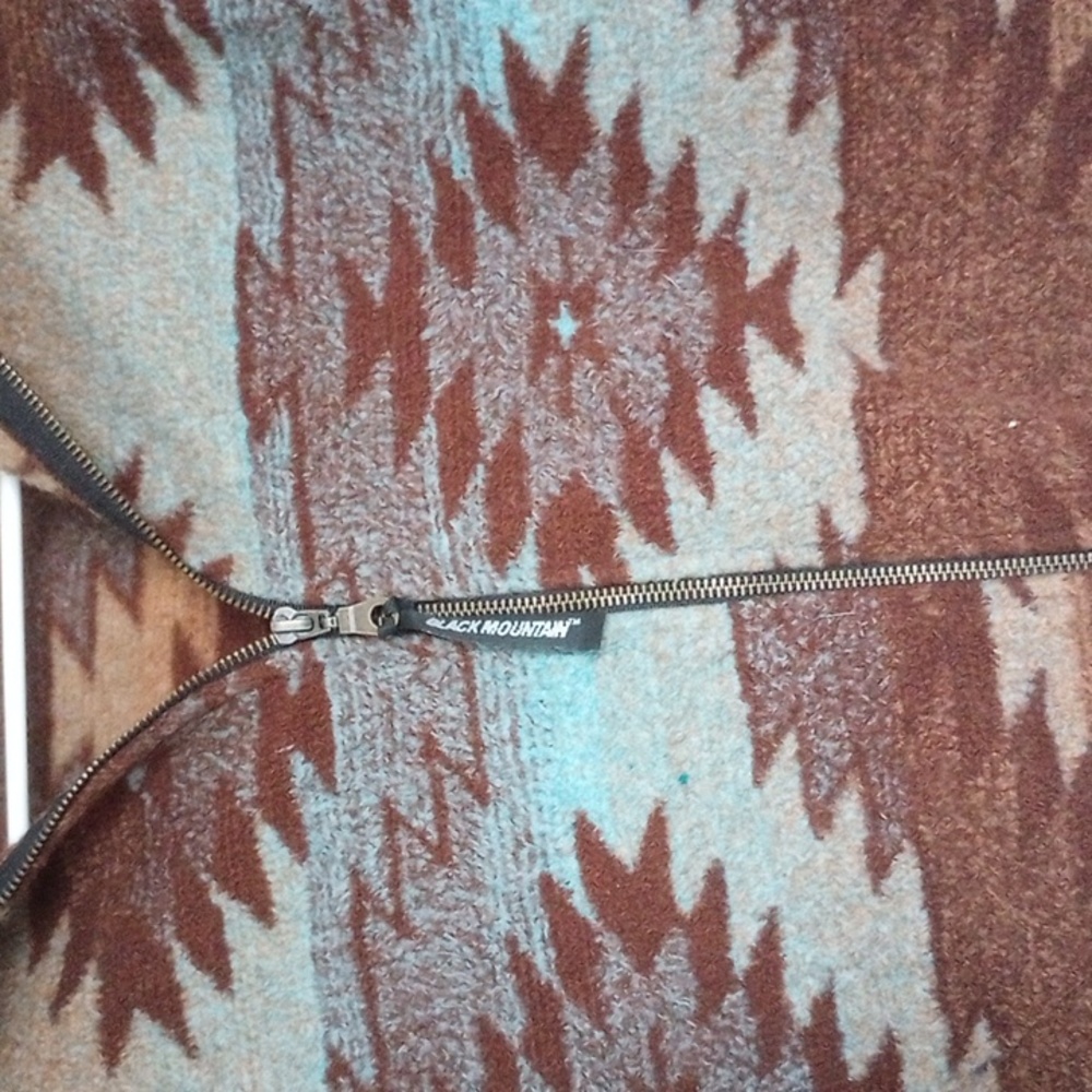 Aztec Print Jacket, Size Small - image 2